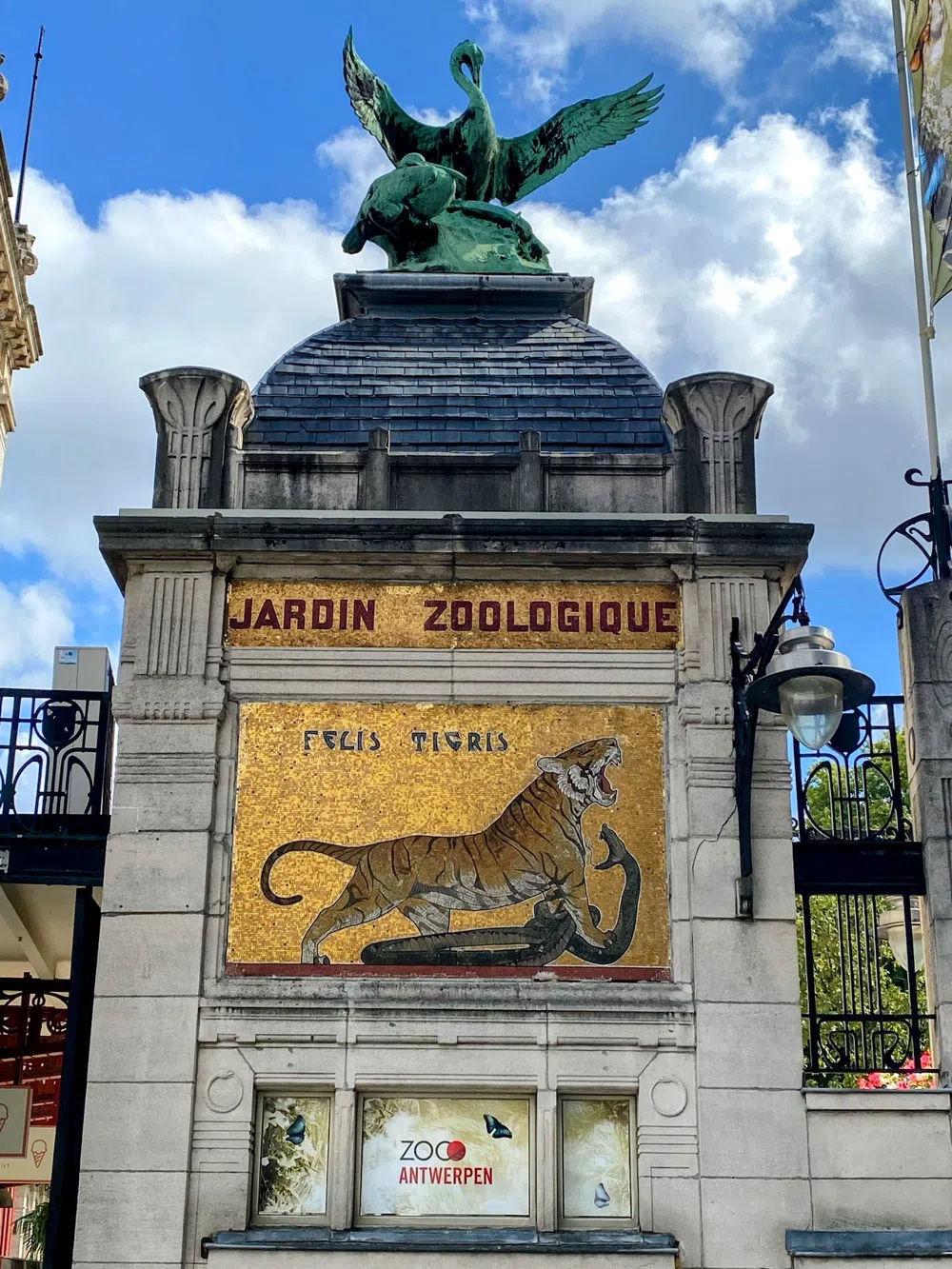 The Zoo Next Door to Antwerp's Railway Cathedral