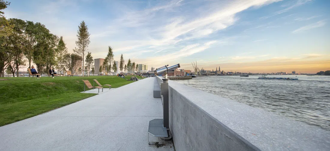 Droogdokkenpark und die Belvédère, Antwerpen